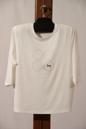 loopロゴプリントカットソー