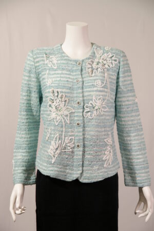 花びらコード刺しゅうジャケット