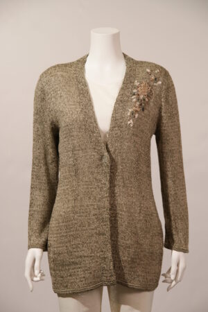 抄繊糸カーディガン