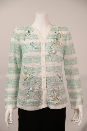 幾何学刺しゅうジャケット