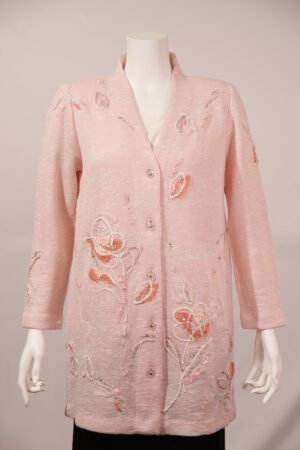 花刺しゅうスプリングコート