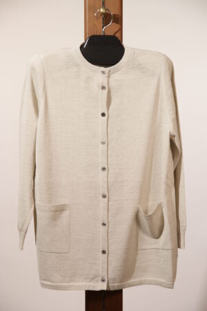 リネンロングカーディガン